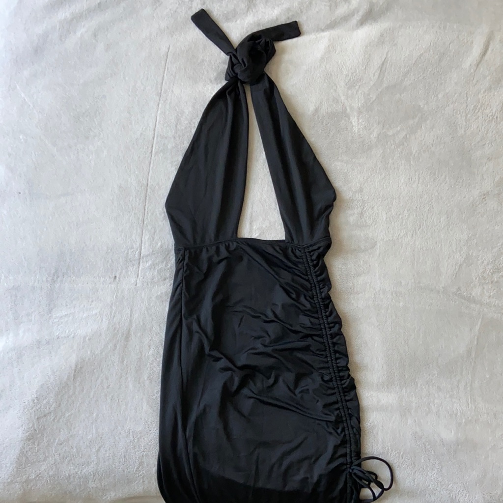 Thatsofetch Backless Black Dress